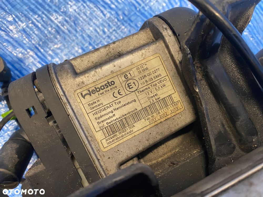 WEBASTO OGRZEWANIE POSTOJOWE VW PASSAT B7 3C0815005BE KOMPLET ORYGINAŁ - 11