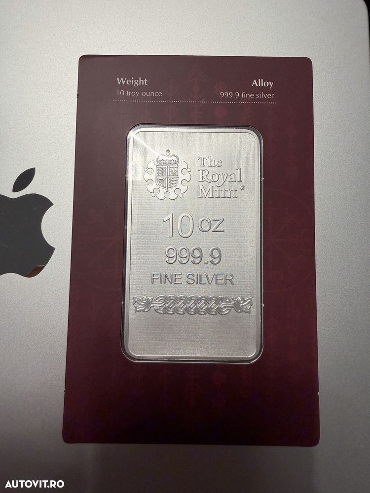Lingou AG Argint 10 Oz Uncie Odin 999.9 Fine Silver – Germania Mint & The Royal Mint 311 Grame - 2