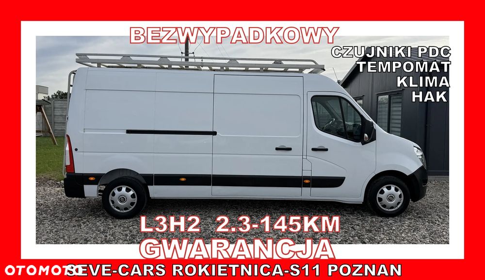 Renault MASTER L3H2 GWARANCJA, klima, hak, tempomat, pdc, 145km