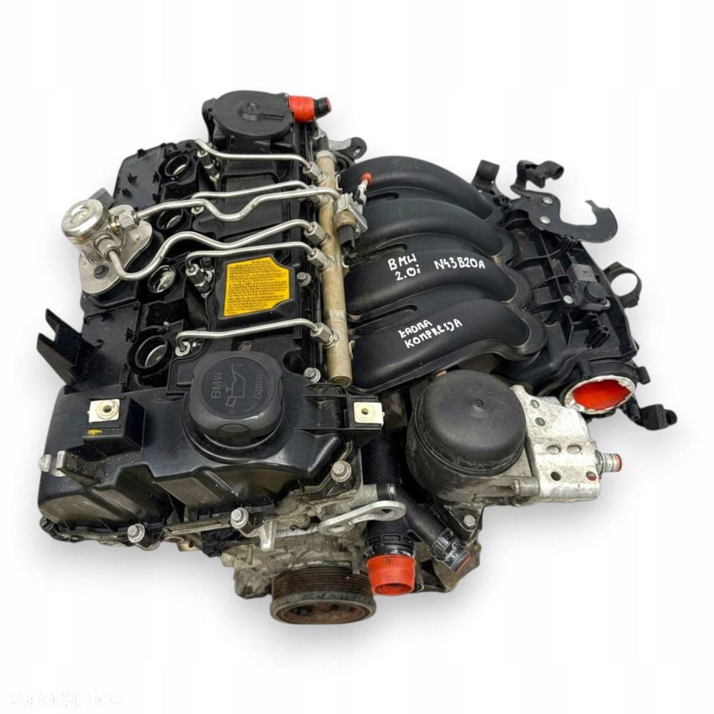 SILNIK N43B20 N43B20A BMW E81 E87 E60 E61 E90 E91 E92 2.0 i benzyna 177tyś - 3