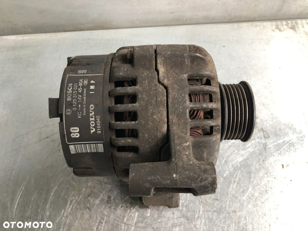 P-3269 . Alternator 80A 9164940 6PK Volvo V40 2.0 Benz 0123315021 - Gwarancja Wysyłka - 1