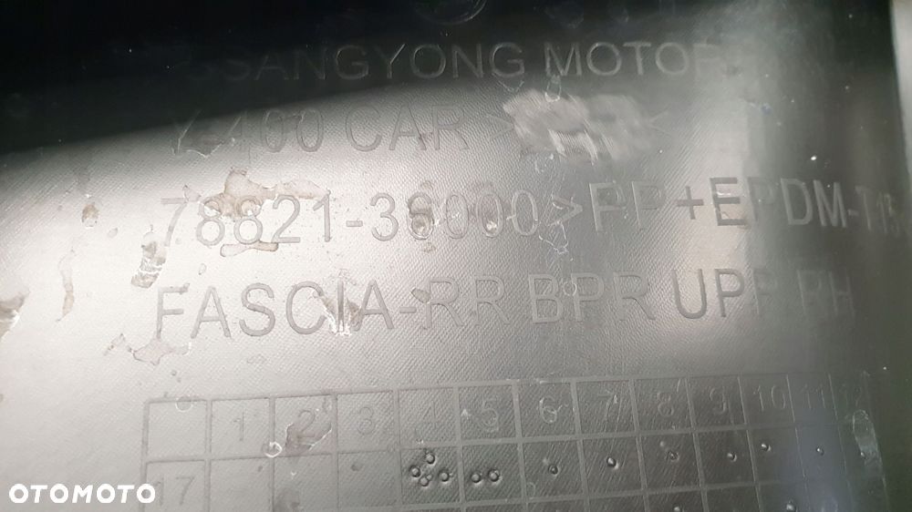 ssangyong rexton 2017- zderzak tylny tył narożnik lewy 78821-36000 - 4