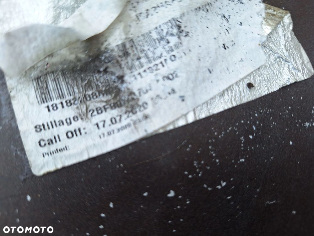 FORD TRANSIT CUSTOM LIFT 17- 18-22 NIE KLEJONY! B.ŁADNY ZDERZAK PRZÓD PRZEDNI+STELAŻ WZMOCNIENIE ORYG JK21-17F003-A WYSY - 14