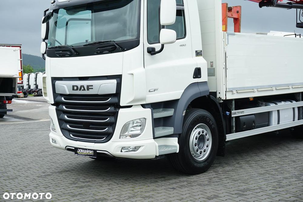DAF CF / 480 / 6 X 2 / SKRZYNIOWY + HDS / PALFINGER PK 22 001L / OŚ SKRĘTNA / CHWYTAK - 21