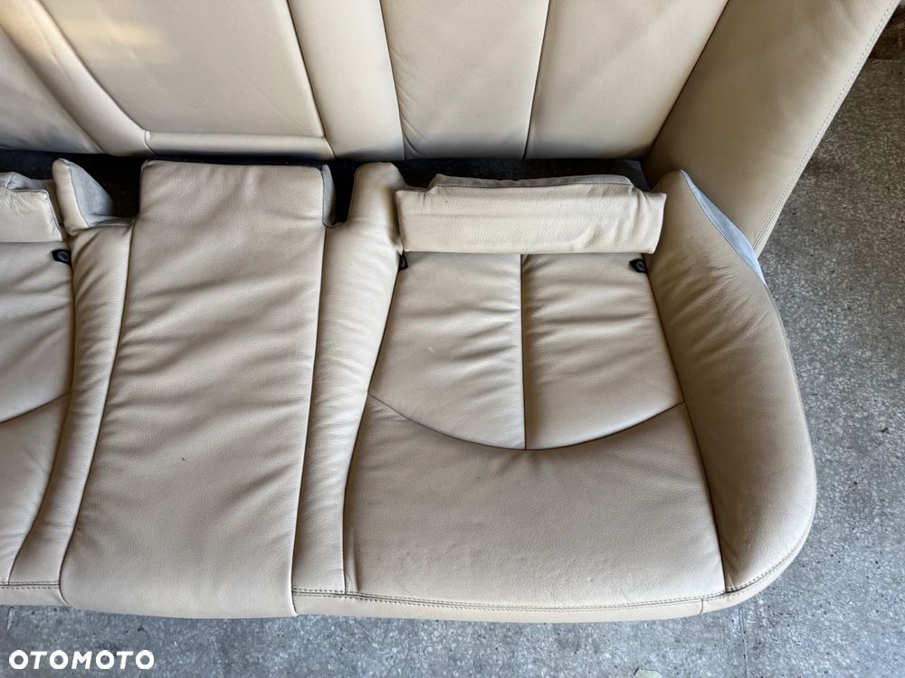 Mercedes E W211 komplet foteli kanapa skóra beż beżowa - 13