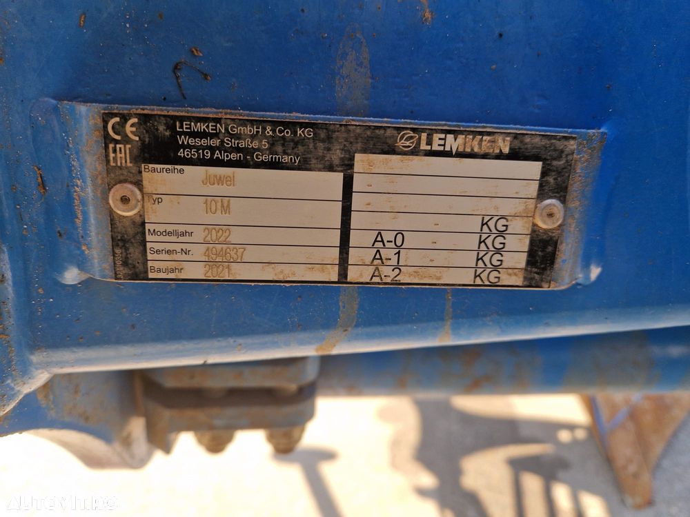 Lemken JUWEL 10M 5+1 N100  5 TRUPITE PLUG REVERSIBIL - 7