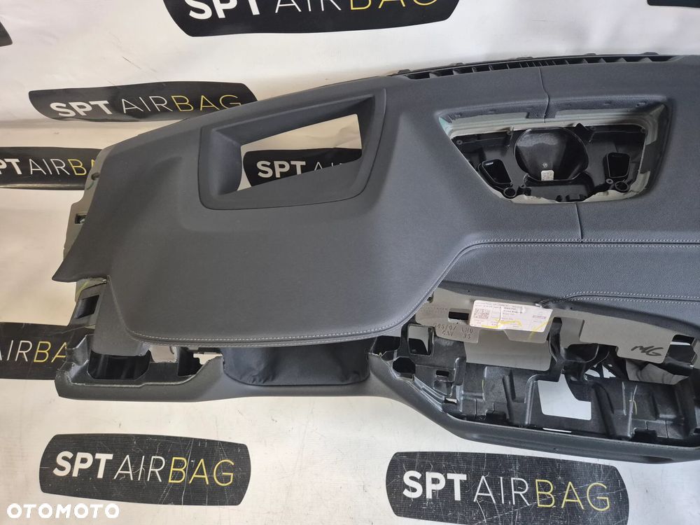 BMW X5 G05 X7 G07 PRZED LIFT DESKA ROZDZIELCZA SKÓRA SZARA NITKA KONSOLA KOKPIT PULPIT PODUSZKI AIRBAG AIR BAG PASY KIT SET - 6