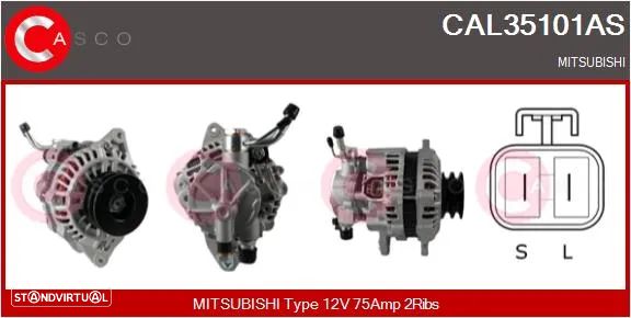 Alternador para a Mitsubishi L200 K64 K74 Pajero V24 L400 - 1