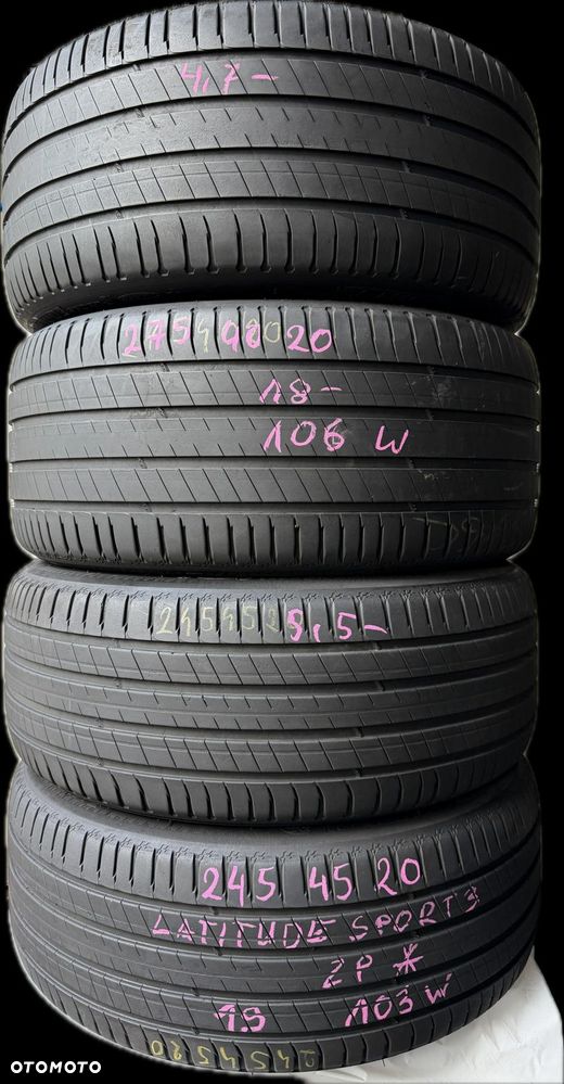 2 x 275/40R20 2 x 245/45R20 Michelin Latitude Sport 3 ZP* - 1