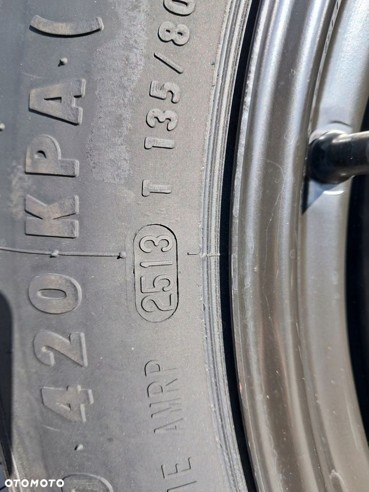 peugeot 508 citroen c5 koło zapasowe dojazdówka 135/80r18 5x108 2013 rok - 5