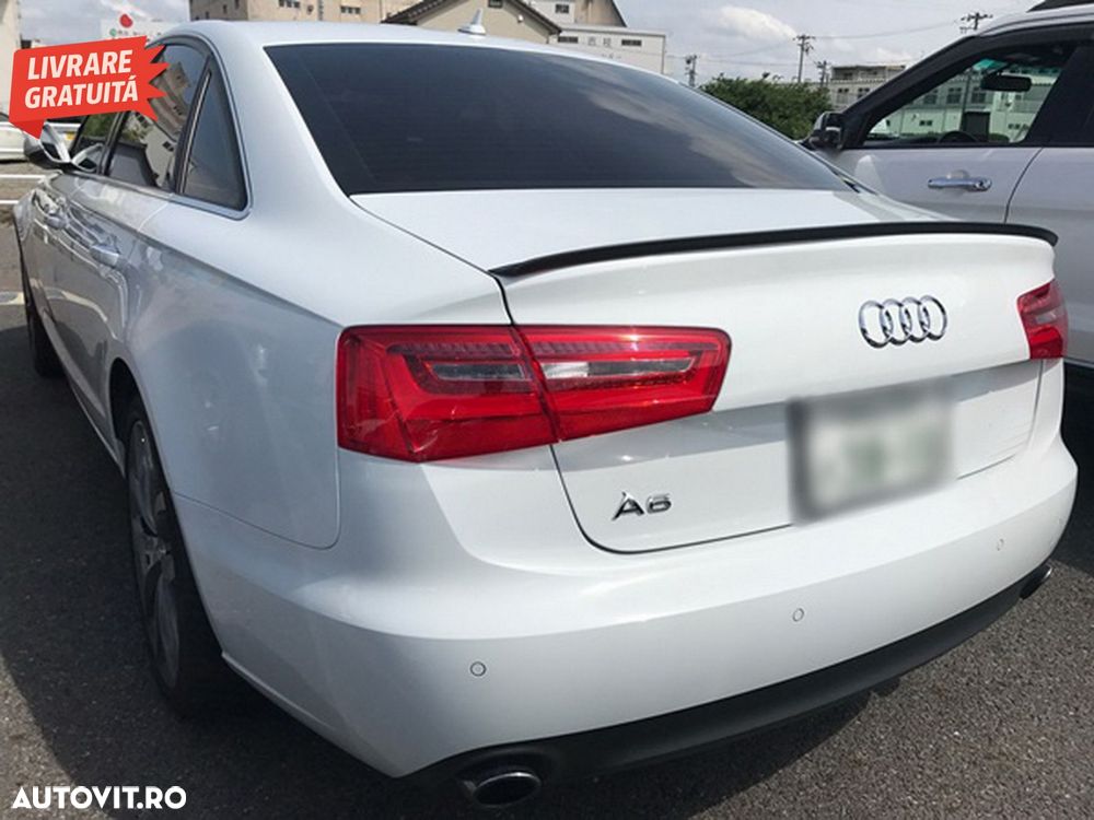 Eleron portbagaj Audi A6 C7 4G 4 Usi (2011-2018) Negru Mat- livrare gratuita - 9