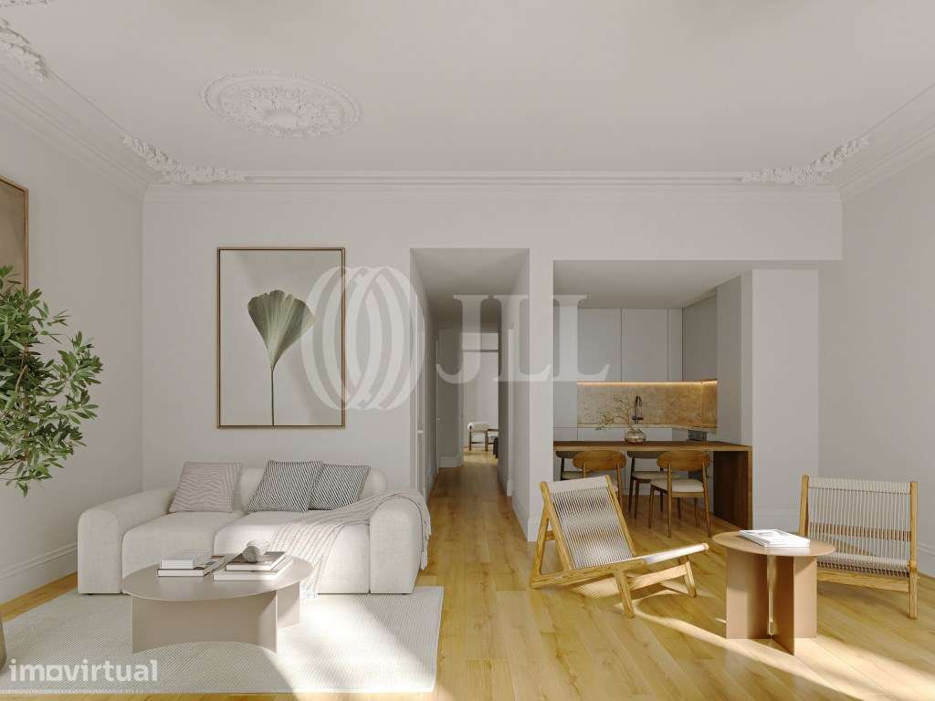 Apartamento T1, na Rua de São Bento, Lisboa - Grande imagem: 2/6