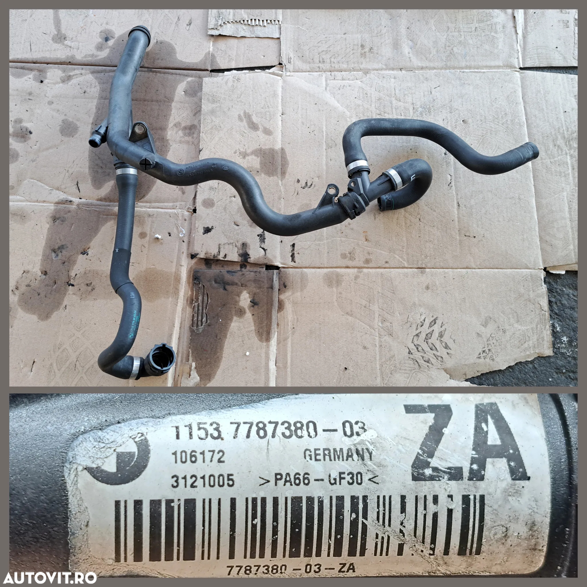 Motor M47 Instalatie electrica motor conducta furtun apa lichid racire cablaj alternator bujii joja ulei suport motor BMW E87 E90 E91 - 3