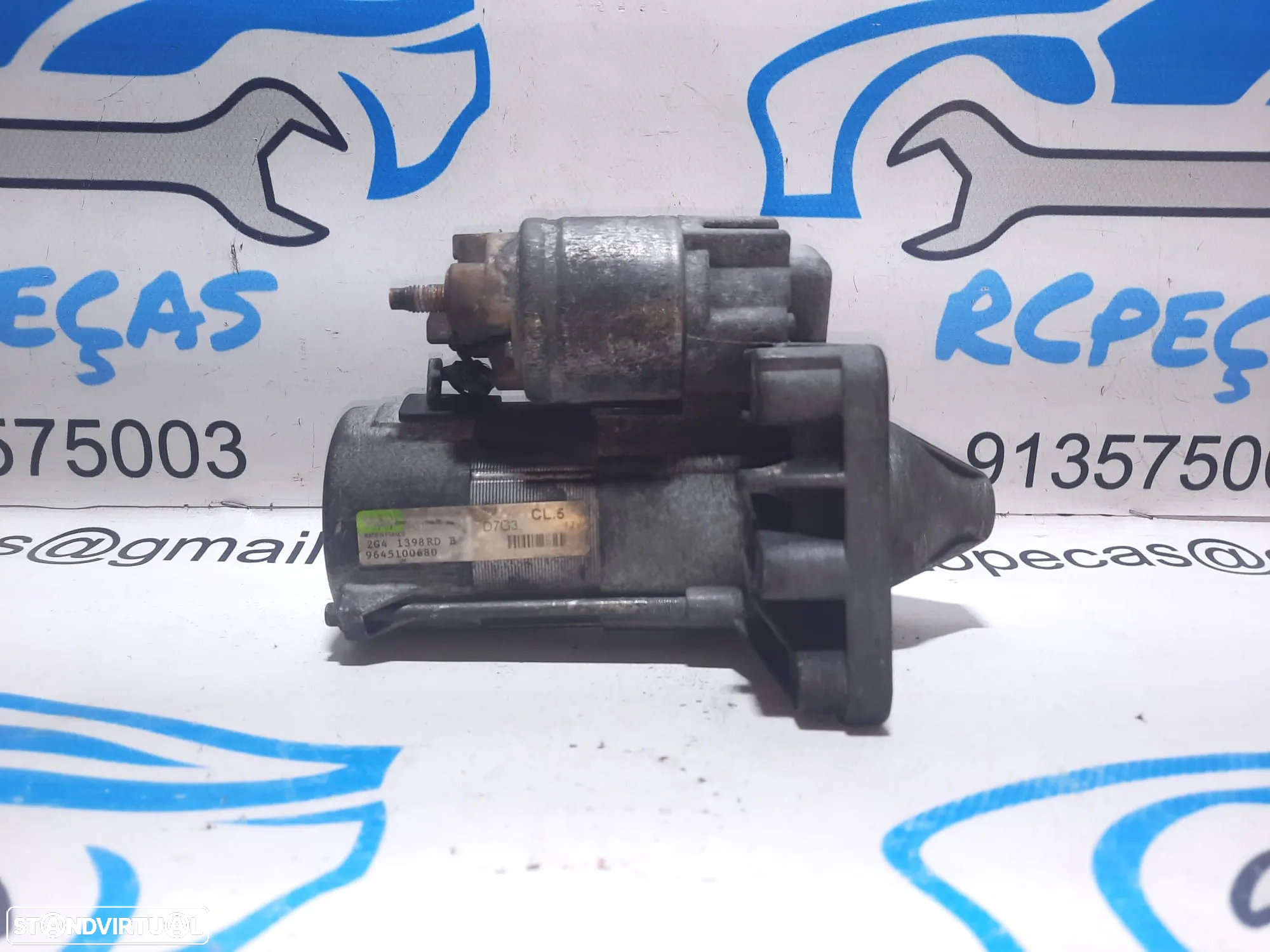 MOTOR ARRANQUE PEUGEOT 307 1.6 HDI 16V 110CV 9HY 9645100680 1398RD 308 206 207 307 407 3008 5008 - 2