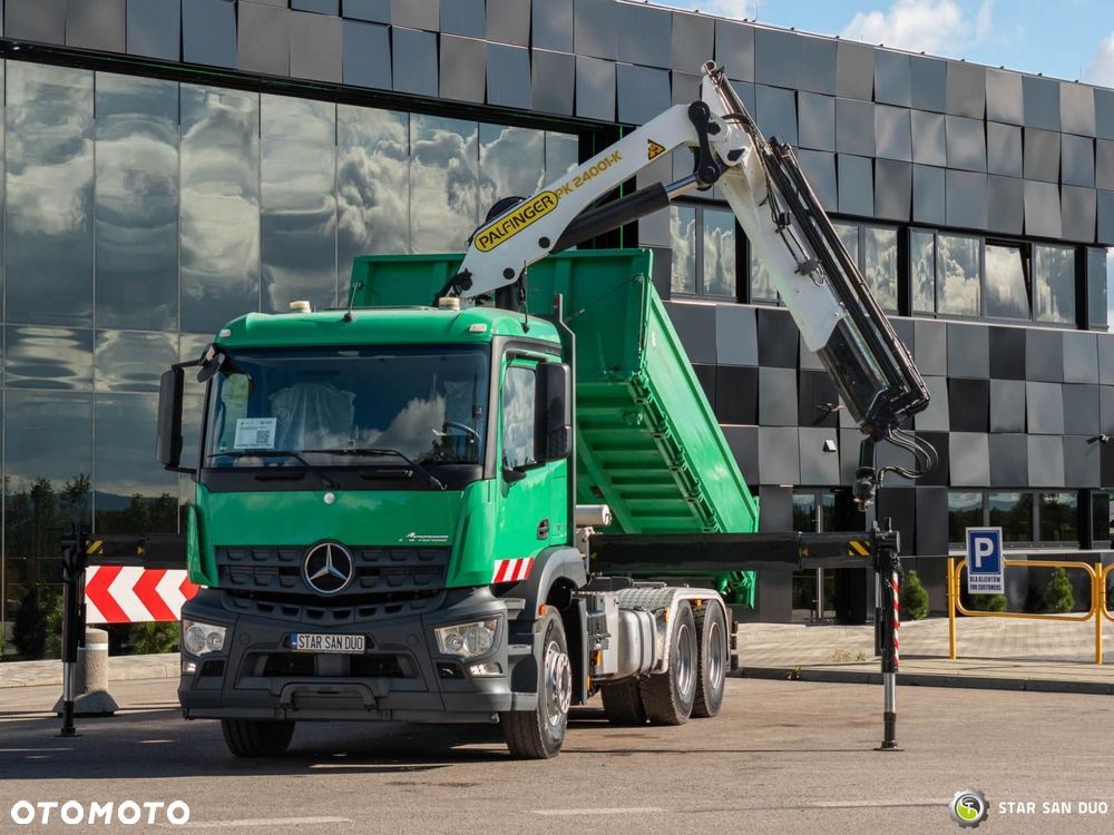 Mercedes-Benz Arocs 26.40 6x4 Palfinger PK 24001-K HDS Żuraw Wywrotka - 8