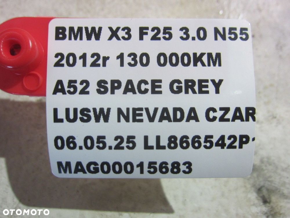 BMW F25 N55 F30 F25 X5 F15 306KM POKRYWA ZAWORÓW DEKIEL 11127570292 7570292 - 11