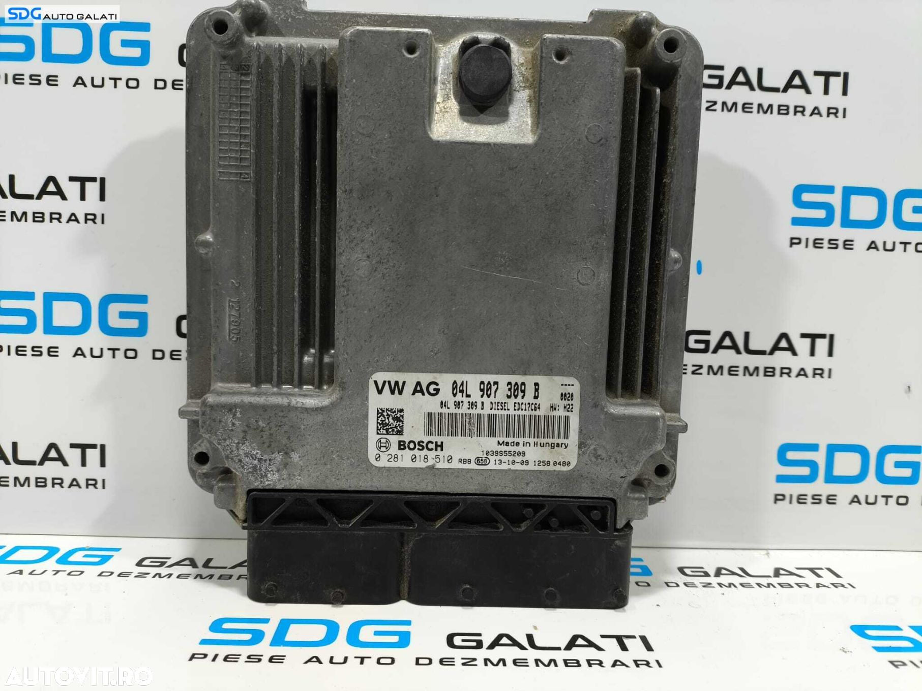 ECU Calculator Motor BOSCH Audi A3 8V 1.6 TDI 2013 - 2017 Cod 04L907309B 0281018510 [L2342] [L2343] - 1