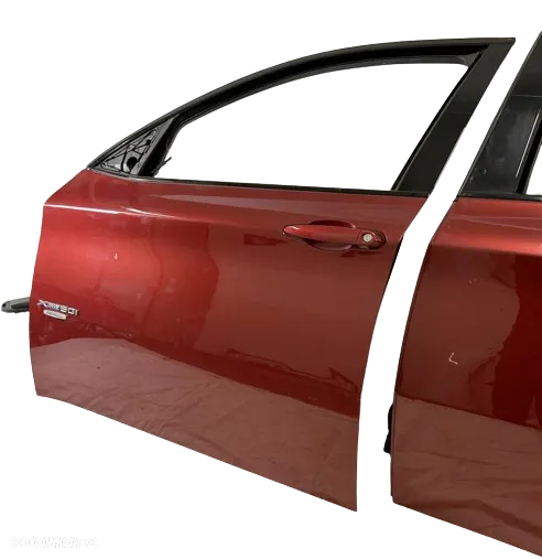 BMW X6 E71 E72 08-14r Drzwi Lewe przednie przód tył tylne idealne  kod lak VERMILIONROT METALLIC A82/3 - 10