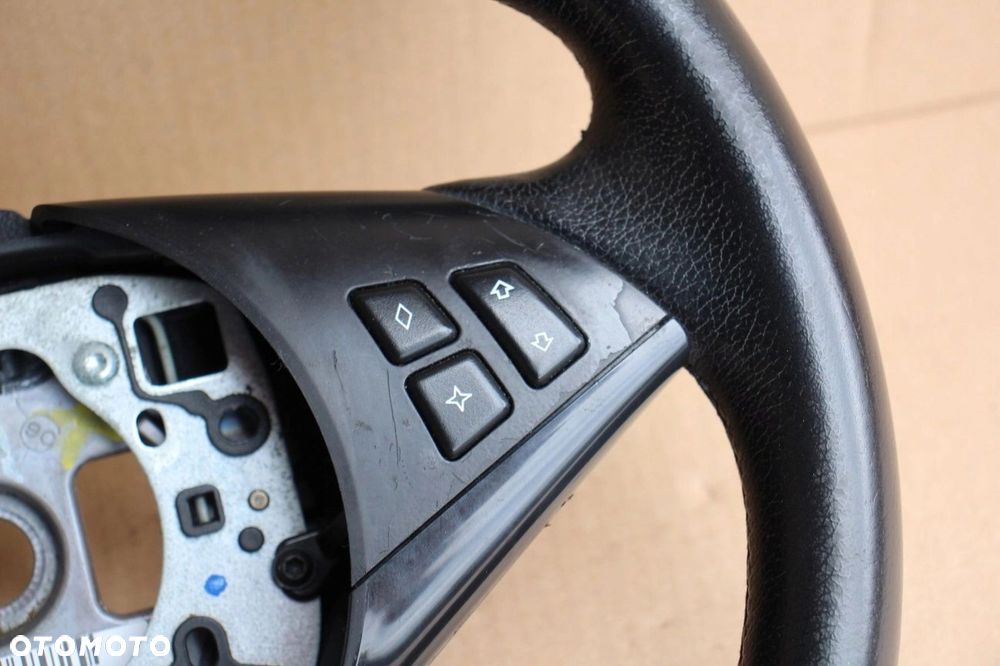 Kierownica BMW e60 e61 e64 e63 m-pakiet m5 m6 skóra multi start stop - 4