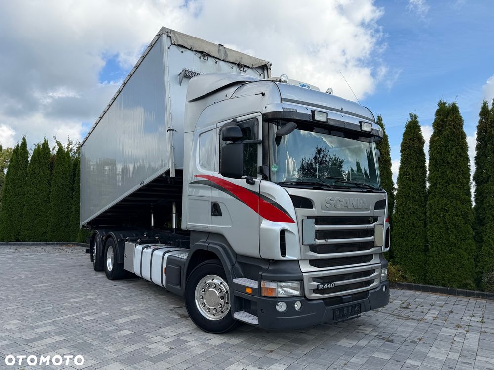 Scania / R440 / 6X2 / WYWROTKA+BURTO-FIRANKA / ZBOŻA-OTRĘBY-TORF ITP. / - 4