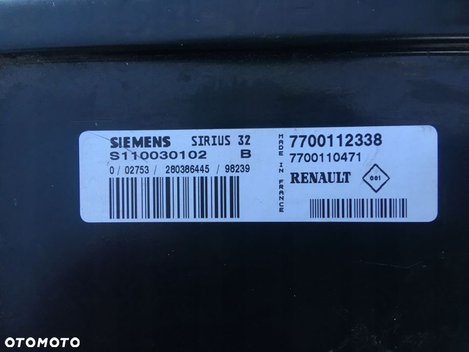 komputer Twingo 1.2 S110030102B 7700112338