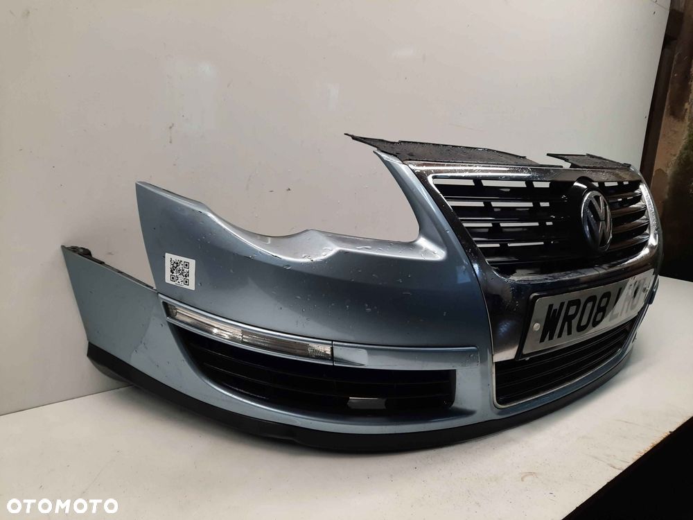 ^ ZDERZAK PRZÓD PRZEDNI DO VW VOLKSWAGEN PASSAT B6 LB5M BŁĘKITNY - 4