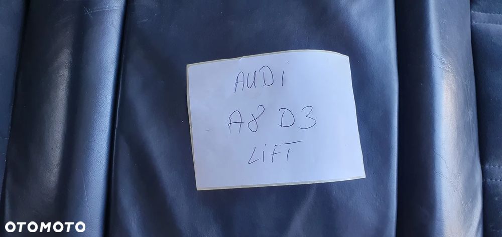 Fotele kanapa boczki komplet półskóra alcantara elektryczne Audi A8 D3 - 16