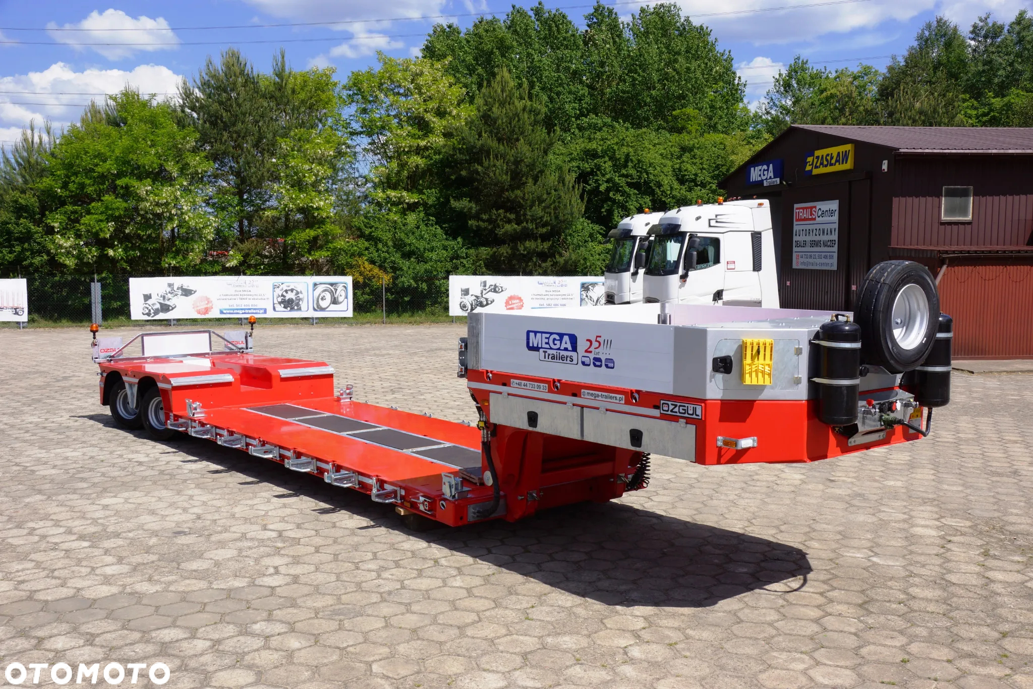Inny TIEFBETT - MEGA TRAILERS - wersja STRONG - OSIE SAF - TRIDECK - ALUFELGI - 40