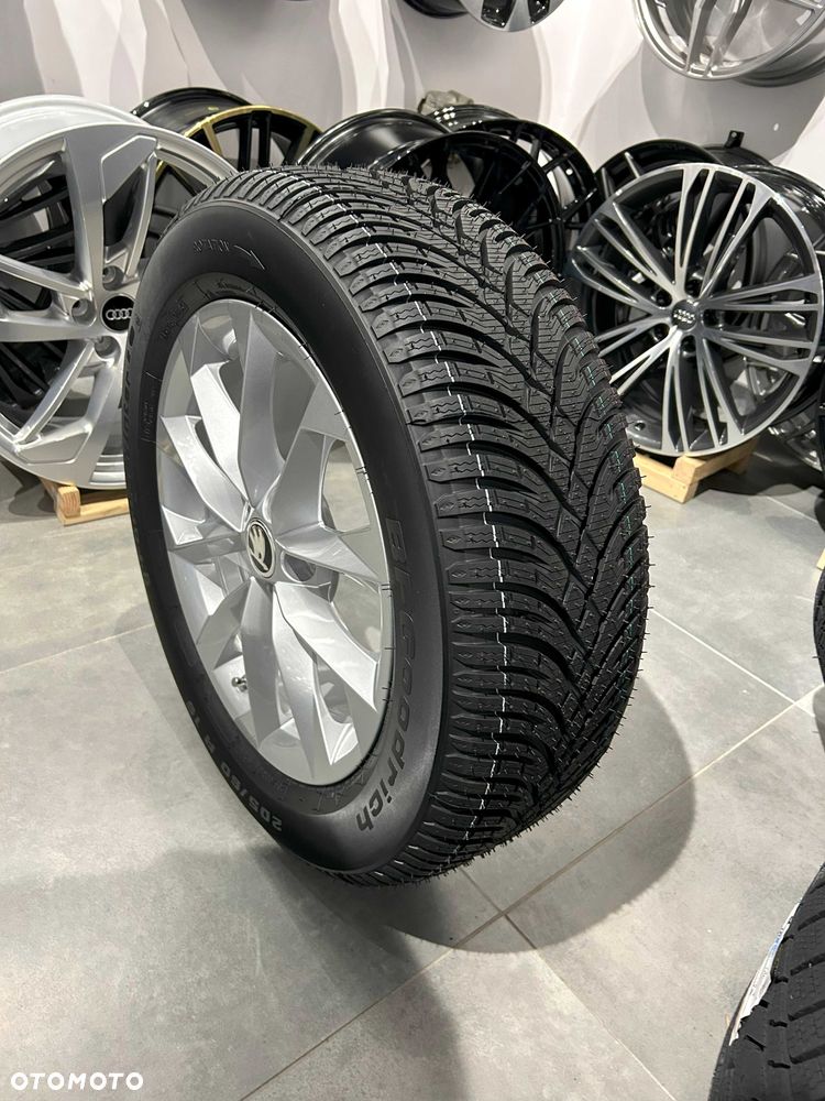 Oryginalne koła zimowe 16 5x100 ET35 Skoda Kamiq 205/60R16 BFGoodrich - 6