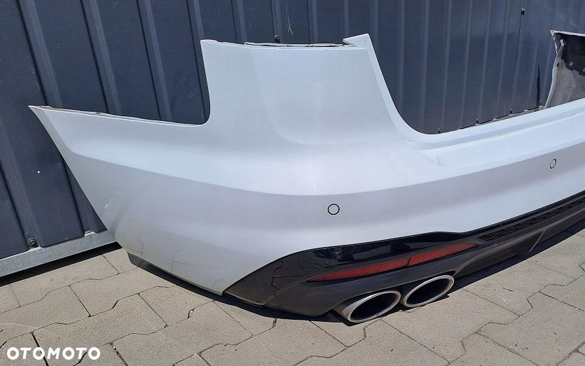 audi s4 b9 8w lift zderzak tył kpl pdc wydechy kompletny avant kombi ls9r - 2