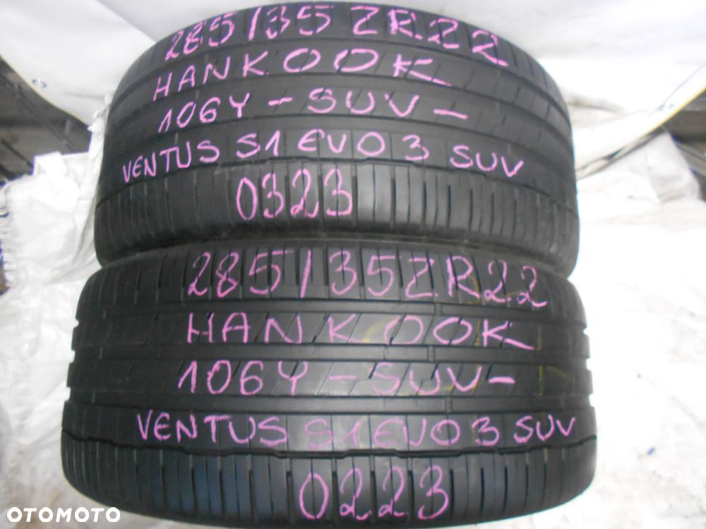 OPONY 285/35R22 HANKOOK VENTUS S1 EVO 3 SUV DOT 0323 6.8MM - 1