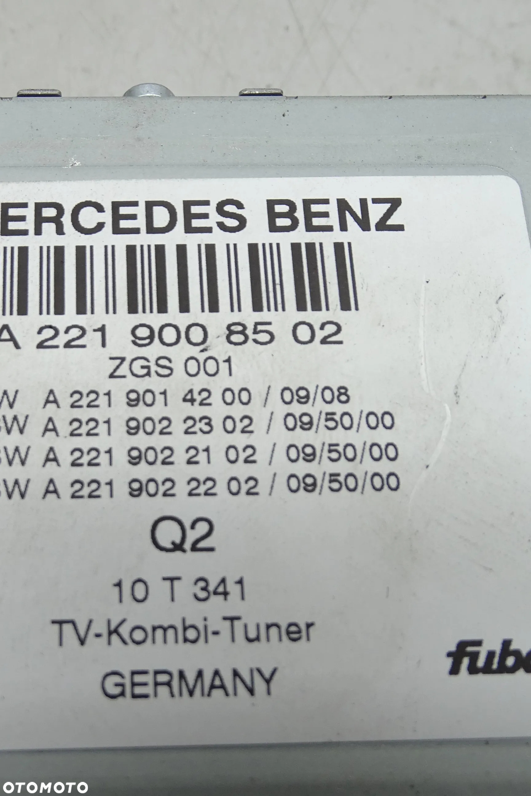 MODUŁ WZMACNIACZ TUNER CYFROWY TV MERCEDES CLS W218 W212 W221 W216 A2219008502 - 3
