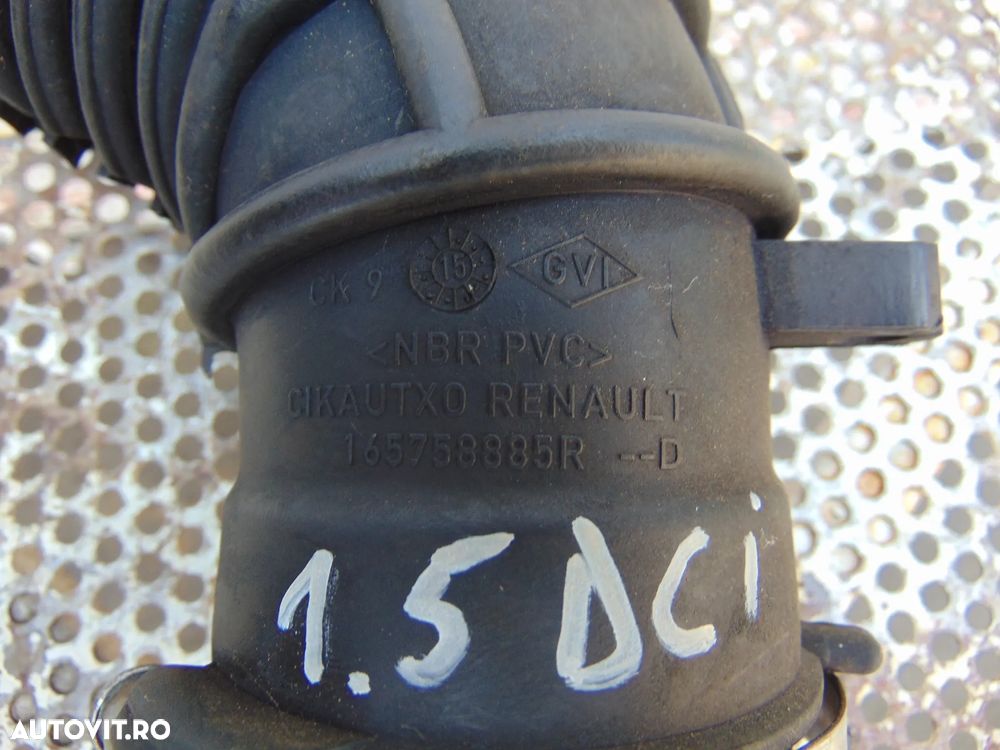 Furtun intercooler Renault captur nissan qashqai 1.5 dacia duster cod 165758885r clio 4 megane 4 - 3