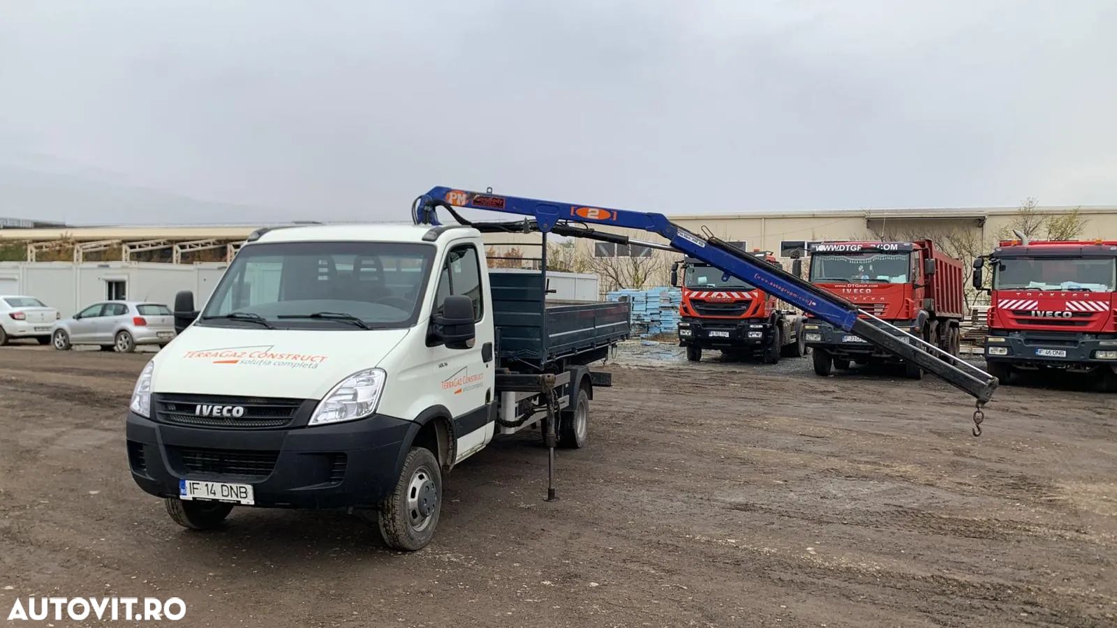 Iveco DAILY 50C15 CU MACARA SI BASCULABIL 3PARTI - 1
