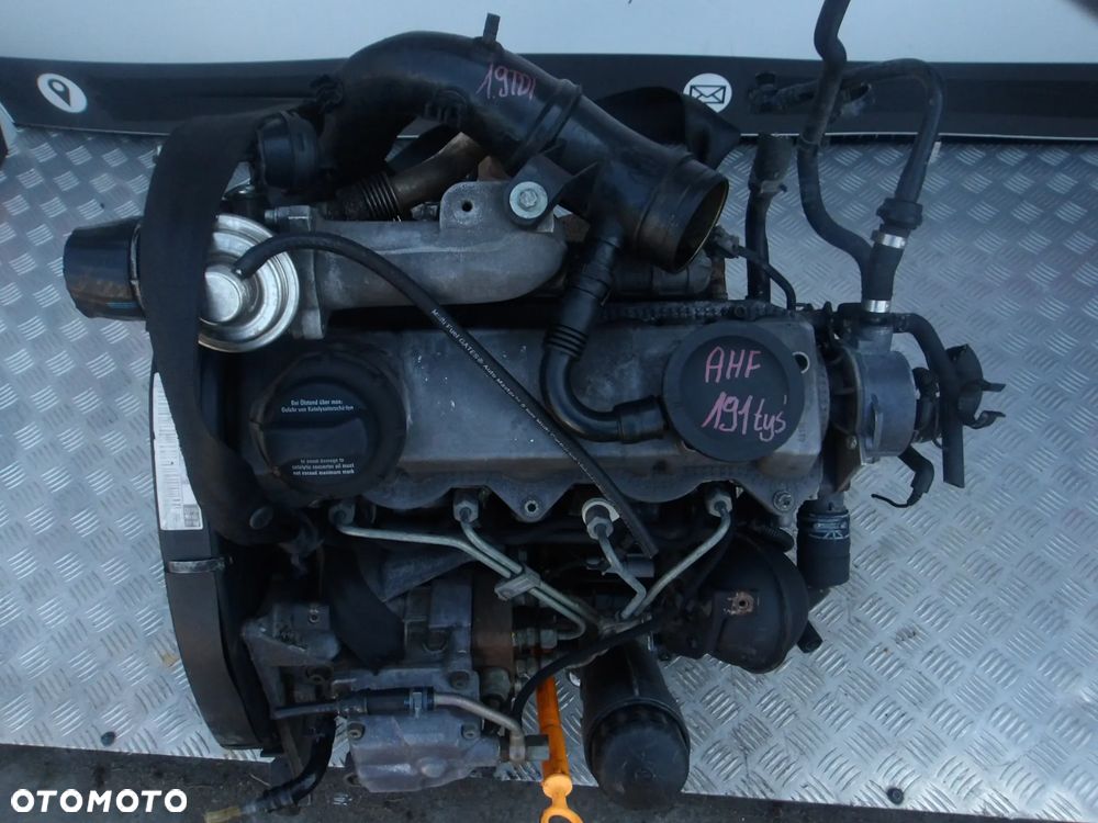 SILNIK VW GOLF 4 1.9 TDI AHF 191 TYS + UKŁAD WTRYSKOWY - 2