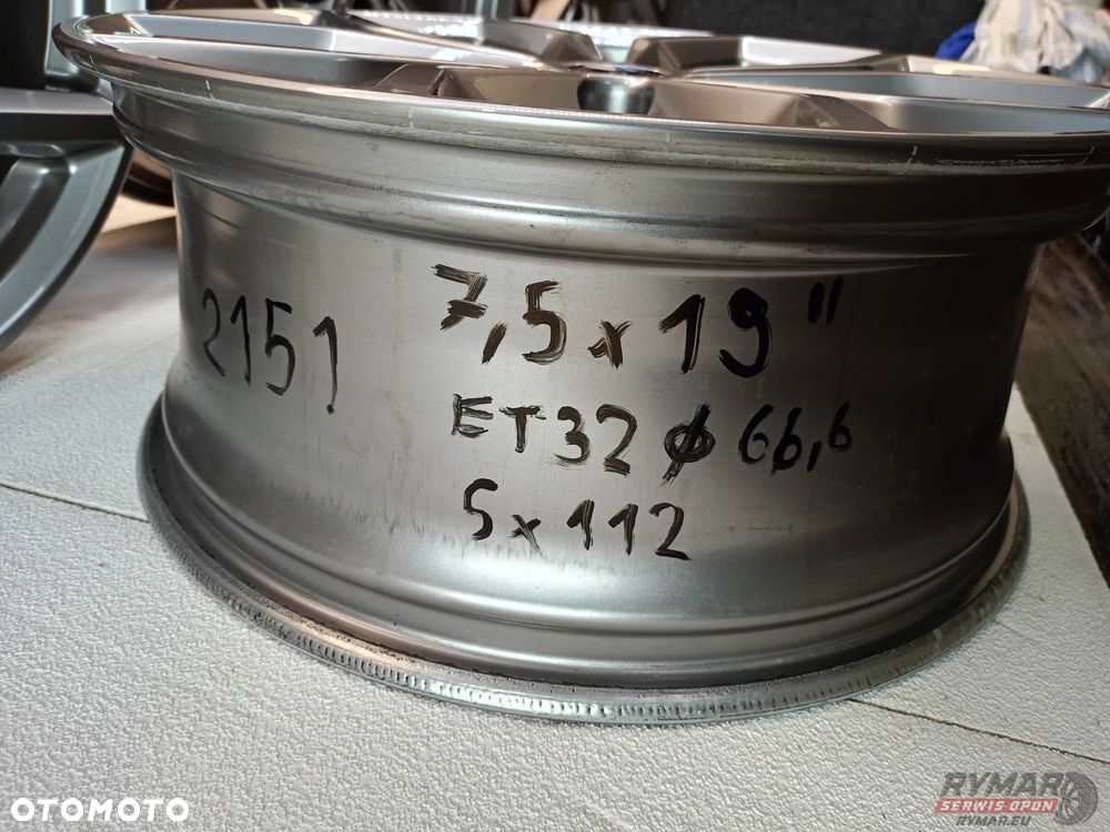 ŚLĄSK ALUFELGI 7.5X19" 5X112 ET32 ORYGINAŁ BMW X3 G01 X4 G02 KOMPLET - 6