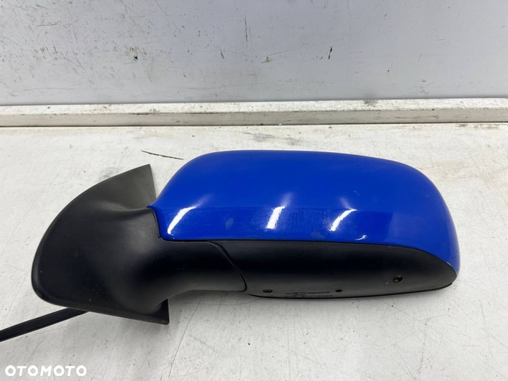 Lusterko Skoda Fabia I 6y 99-08r. LEWE kolor 4402 niebieskie MANUALNE zewnętrzne EUROPA - 8