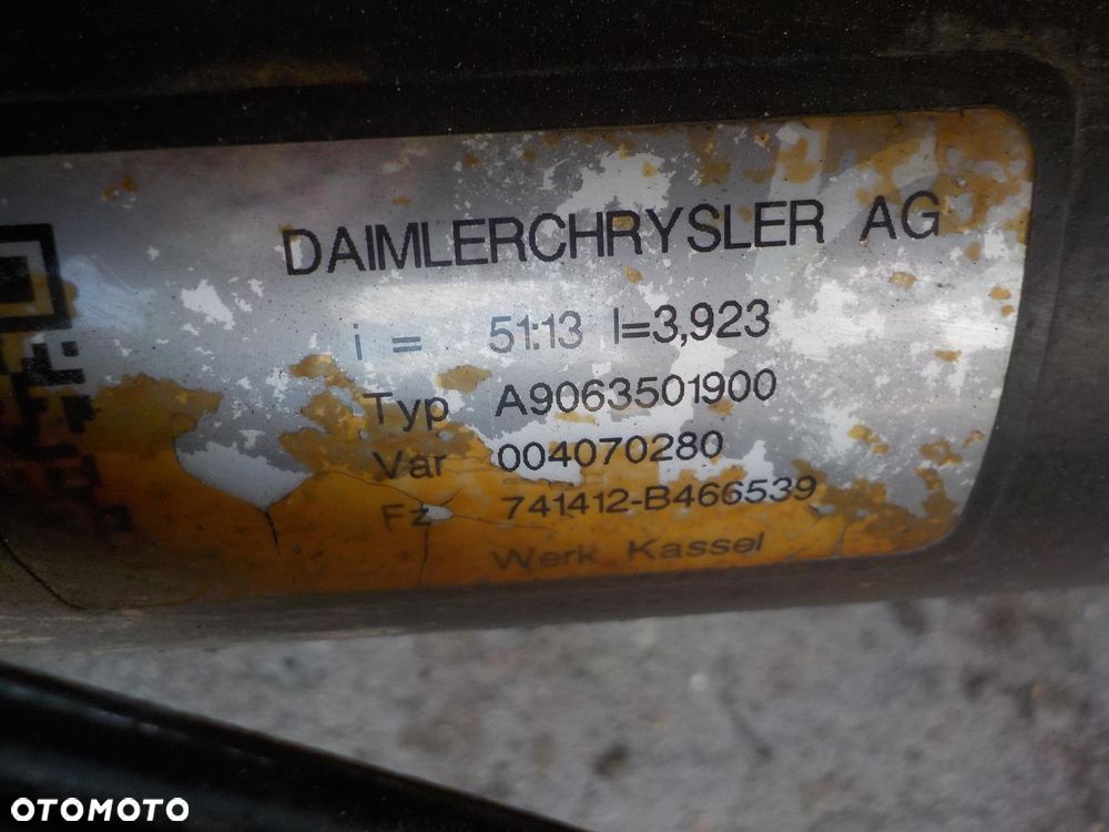 VW CRAFTER SPRINTER 906 06- DYFER MOST 51:13 SZYBKI DUŻA GŁOWA - 6