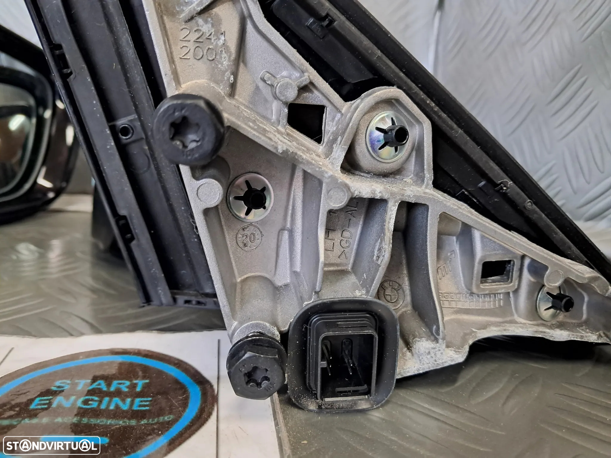 Espelho Retrovisor BMW Serie 3 G20 G21 318 320 325 330 com Rebatimento elétrico 2019-2024 - 2