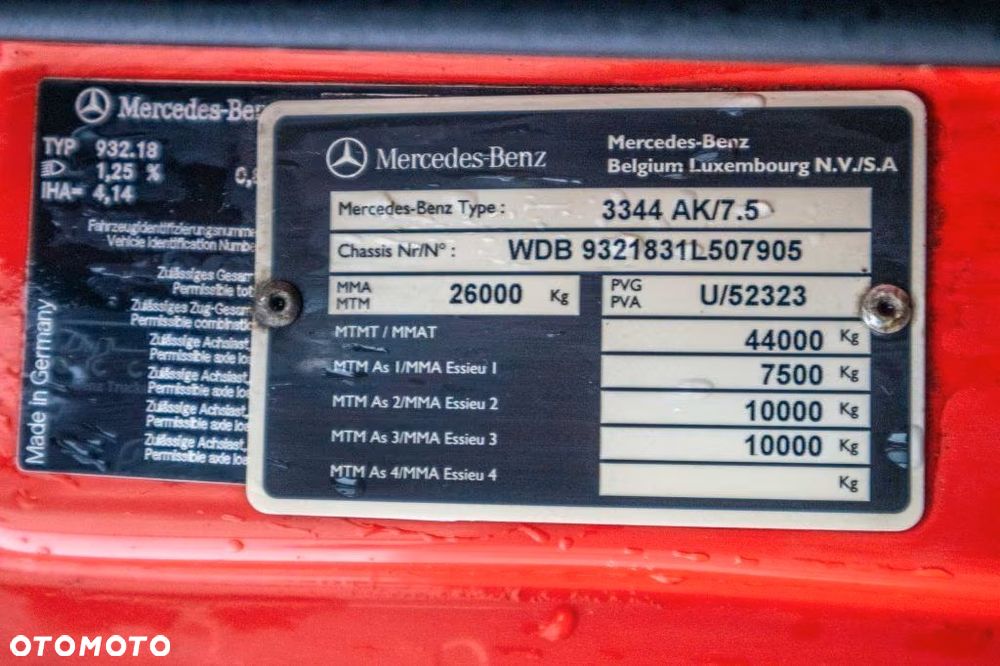 Mercedes-Benz Actros 3344 AK 6x6 +  HDS HMF 1643 Z2 | Wywrotka | 441 KM | Euro 5 - 14