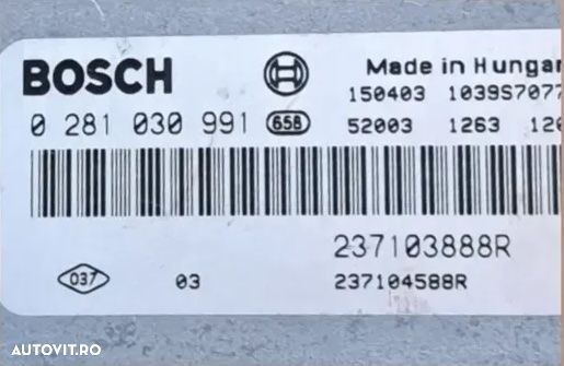 Calculator motor ECU renault trafic, opel vivaro 1,6 - 3