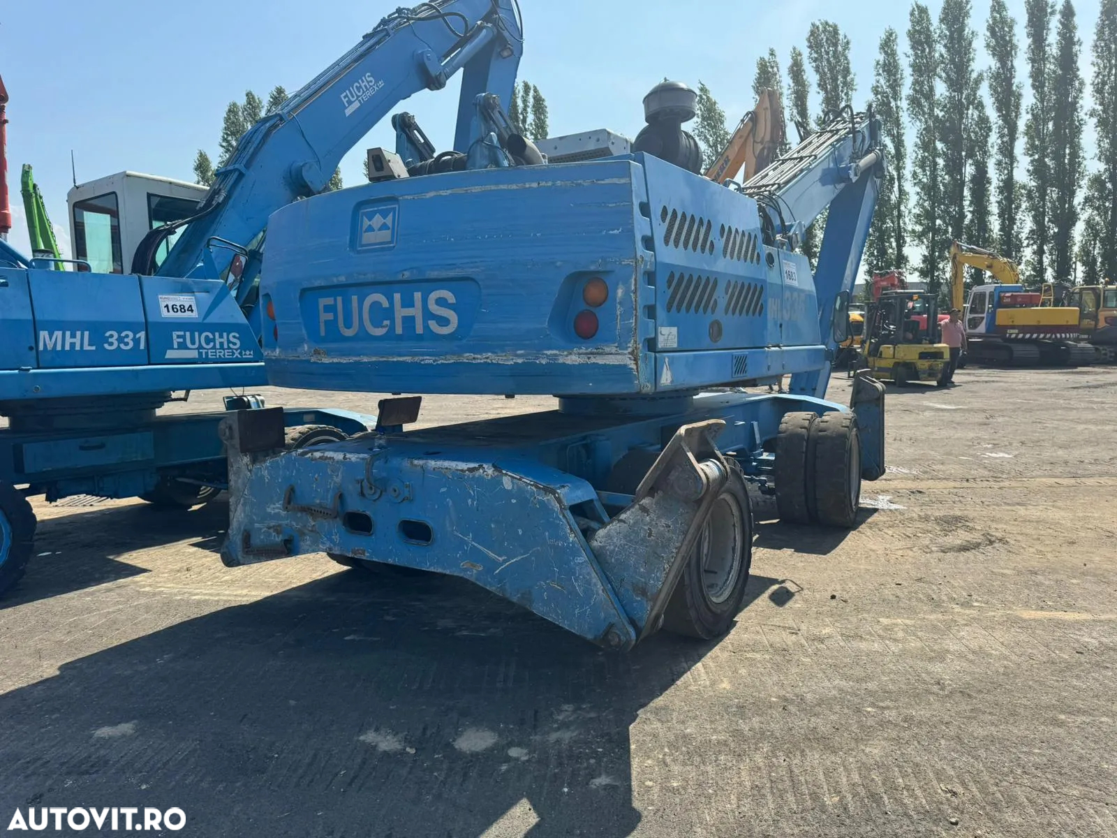 Fuchs MHL 335 Terex Excavator pe roti - 7