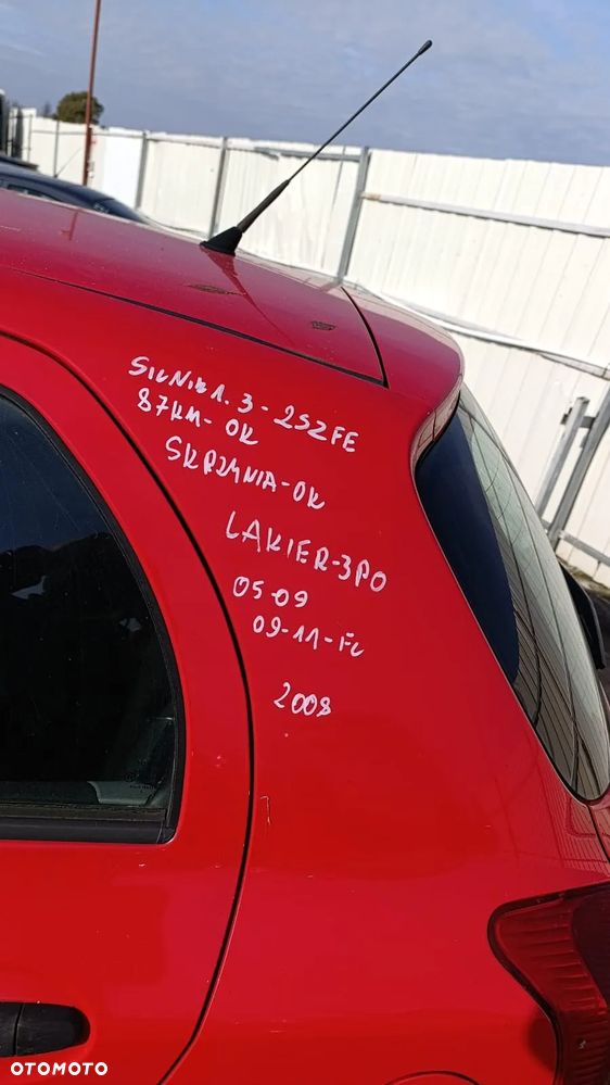 35532 toyota yaris II 1.3 1.3 87 km 2SZFE na części lakier 3P0 - 7