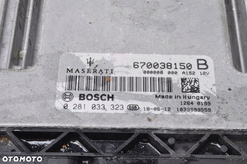 MASERATI GHIBLI III 3.0 D KOMPUTER SILNIKA 670038150 - 2