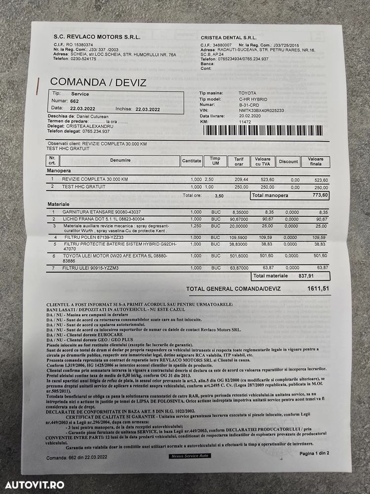 Toyota C-HR 1.8 HSD 122 CP 4x2 CVT C-enter - 16