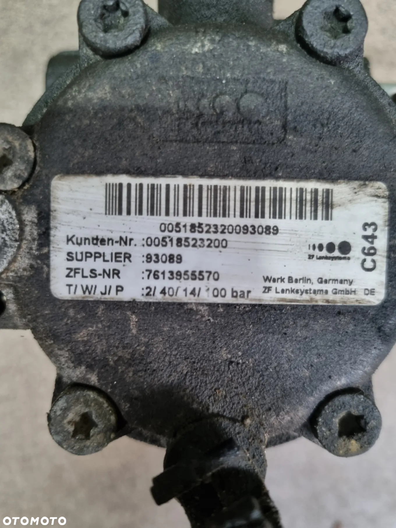 POMPA WSPOMAGANIA OPEL COMBO D  FIAT DOBLO III  11-19r. 1.6 CDTI - 3