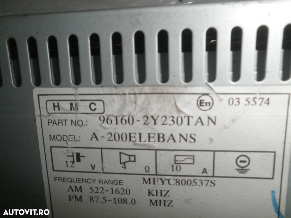Radio CD Hyundai ix35 96I60-2Y230TAN - 3