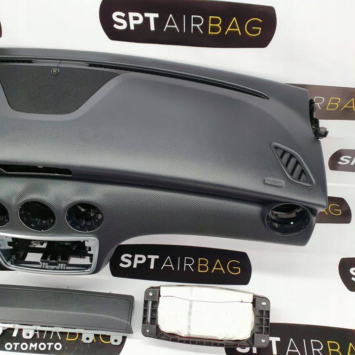 MERCEDES A KLASA W176 LIFT DESKA ROZDZIELCZA KONSOLA KOKPIT PULPIT PODUSZKI AIRBAG AIR BAG PASY KIT SET - 3