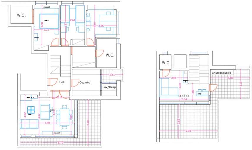T 3 duplex Pinhal d'Aberta em Esmoriz - Grande imagem: 2/30