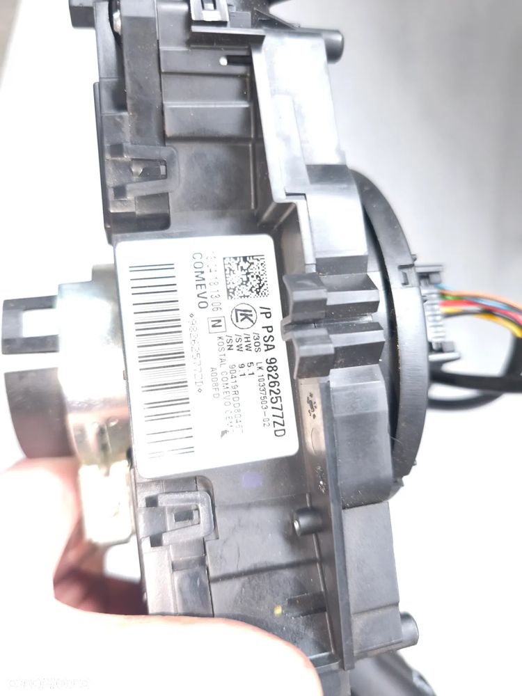 Przełącznik zespolony taśma manetki tempomat 98262577ZD Citroen Jumpy Peugeot Expert Toyota Proace Opel Vivaro PSA 98262577 2016-2023 czujnik kąta skrętu - 5